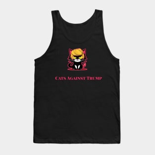 Cats Against Trump Tank Top